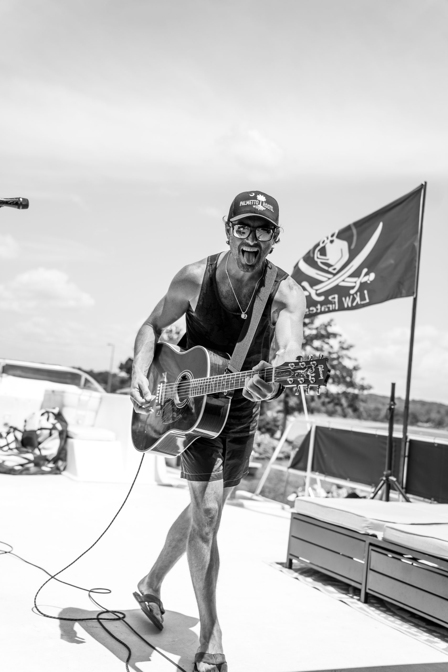 Cody Webb Live Performance Black & White