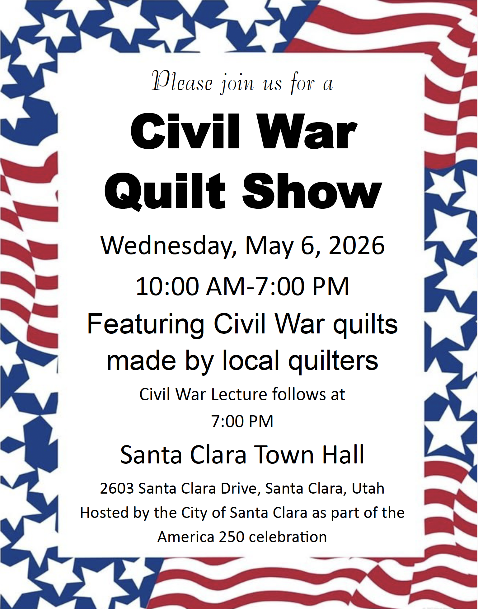 America250-Quilt-Show-Flyer image