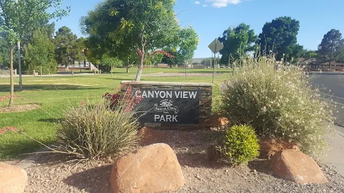 Canyon View Park Sign